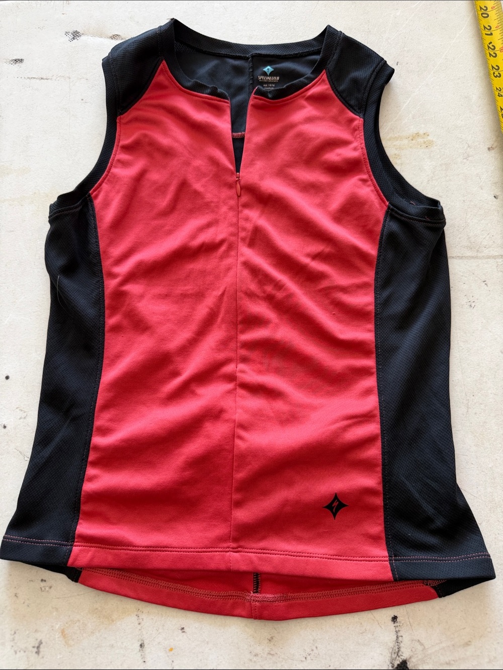 Specialized Red and Black Women's Muscle Tee